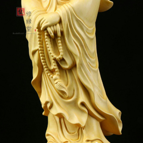 ★迫力★高58cm仏教工芸品木彫仏像菩薩立像黒檀黒柿仏教美術 1017.jpg