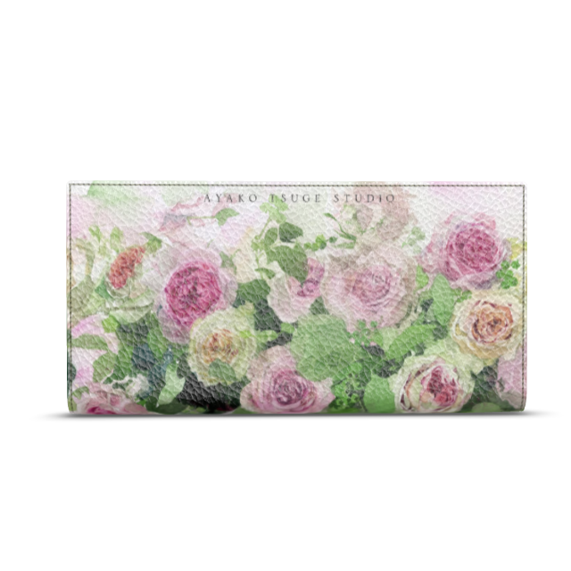 【受注生産】コインポケット付き長財布　「シャビーシックピンクⅡ」 20,440円