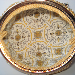 Beaded Pouch ---Honey & Honeybee-- (XL) 5枚目の画像