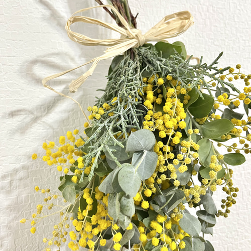 3.ミモザスワッグ ミモザスワッグ スワッグ Flower largo 通販 15261153｜Creema