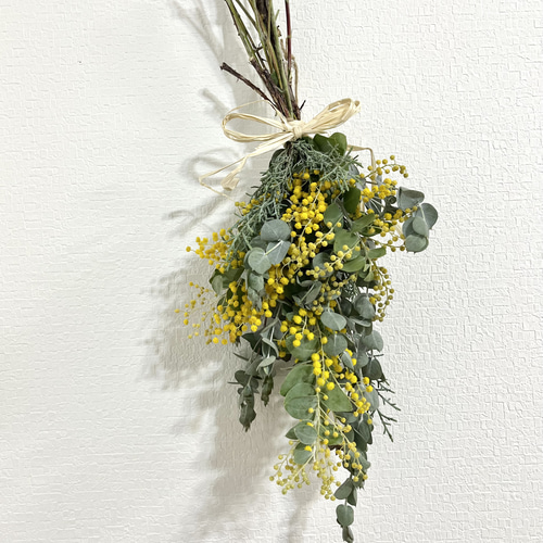 1.ミモザスワッグ ミモザスワッグ スワッグ Flower largo 通販 15261153｜Creema