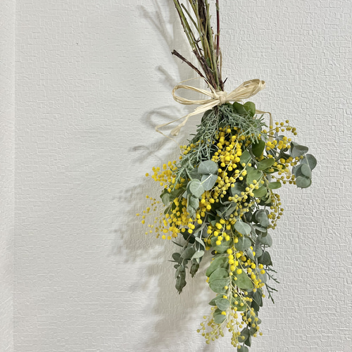 4.ミモザスワッグ ミモザスワッグ スワッグ Flower largo 通販 15261153｜Creema(クリーマ)