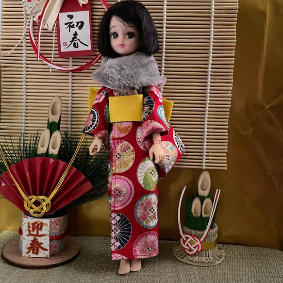 リカちゃん、ブライスに花嫁衣裳 ドール着物 花嫁衣裳お仕立日記