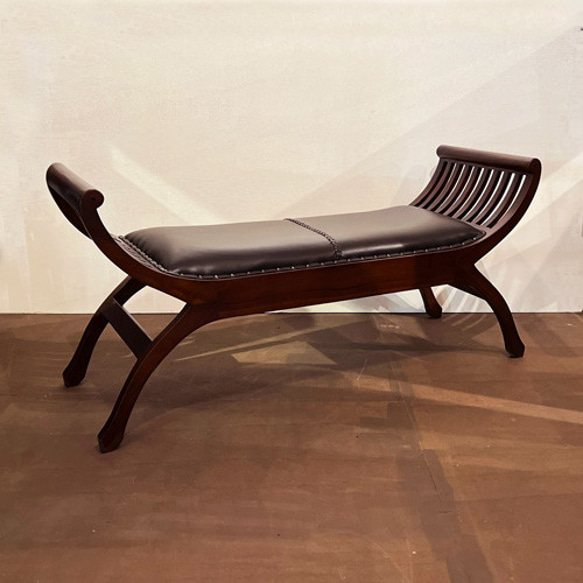 カルティニベンチ レザー 玄関椅子 ベンチ 本革 ソファ・ベンチ