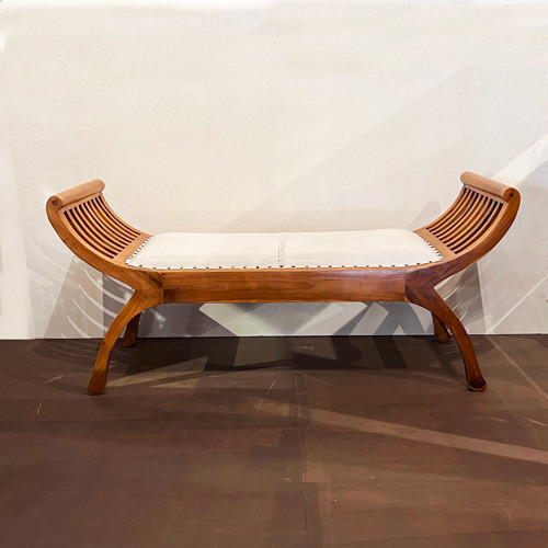 カルティニベンチ レザー 玄関椅子 ベンチ 本革 ソファ・ベンチ