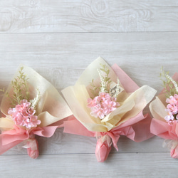 まとめ買いがお得!  卒業 結婚式 桜のミニブーケ -Artificial flower- 2枚目の画像
