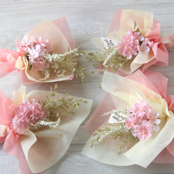 まとめ買いがお得!  卒業 結婚式 桜のミニブーケ -Artificial flower- 4枚目の画像