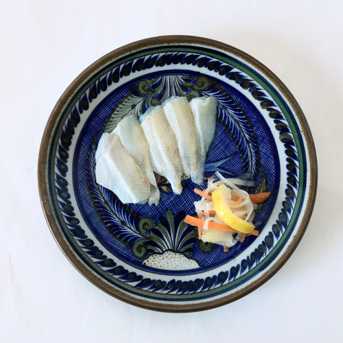 メキシコ/トナラ焼き】Xochilquetzal工房のトナラ焼き絵皿(魚