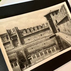 英国で出会った♪イタリア アンティーク 古城のポストカード/スカイジェロ城/建築物/お城 5枚目の画像