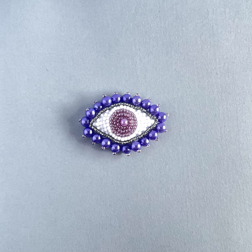 ヒッポカンポスのビーズ刺繍ブローチ ブローチ たまこ 通販