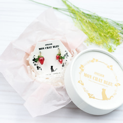 ラッピング③ 丸型ボックス ＋ リボン ＋ 宅急便コンパクト送料 4枚目の画像