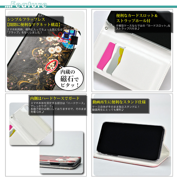 iPhone フラップ無し手帳型ケース ★インコ 青・黄 ミックス 5枚目の画像