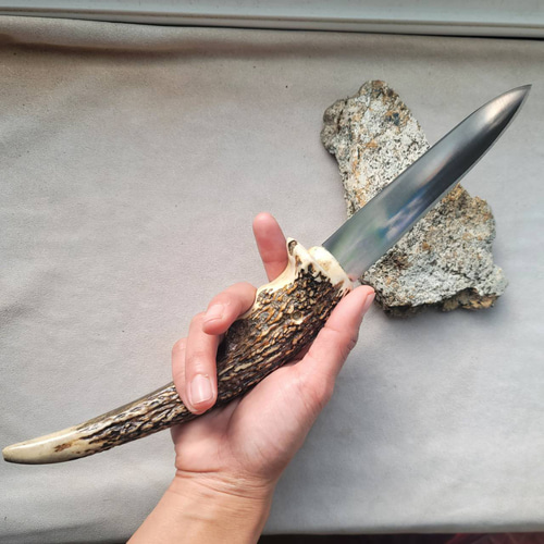 蝦夷鹿の角 ハンティングナイフサバイバルナイフ鹿角