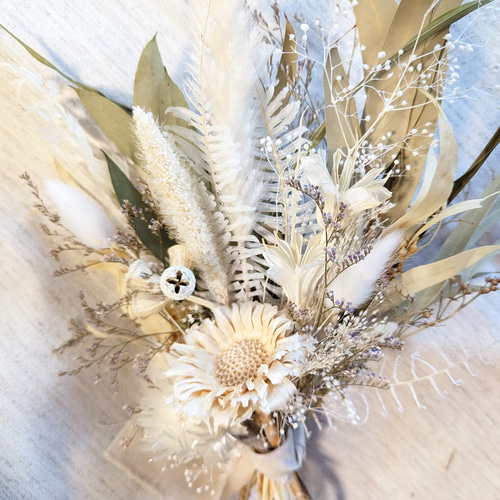 ホワイトスワッグ ドライフラワースワッグ ドライフラワー sourire