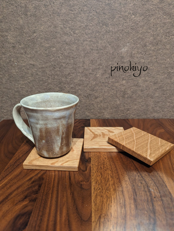 コースター（オーク） コースター chiriori/pinokiyo 通販