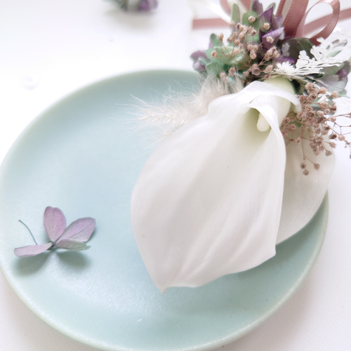 フラワー様 リクエスト まとめ商品 カラーガーデンset【コサージュ】プリザーブド&ドライフラワー