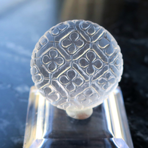 天然石【クォーツ・水晶】花 カービング/彫刻 ルース 23×8mm 天然石【クォーツ・水晶】花 カービング/彫刻 ルース 23×8mm