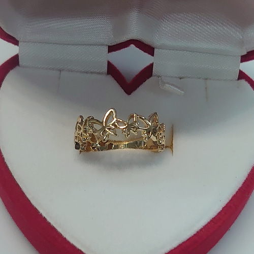 k10バタフライリング 指輪・リング JC工房 通販｜Creema(クリーマ 