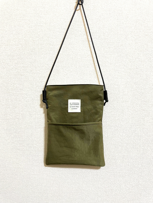 ポシェット☆khaki スマホポシェット 2枚目の画像