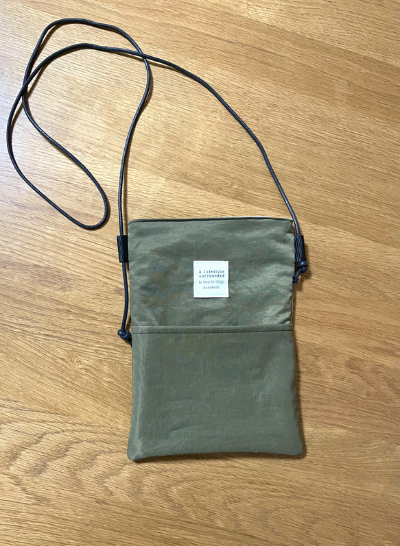 ポシェット☆khaki スマホポシェット 5枚目の画像