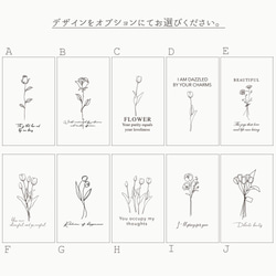 スマホショルダー HMストラップ付 【 TPUクリアケース デザイン - flower ‐ 】 クリア OS38U 4枚目の画像