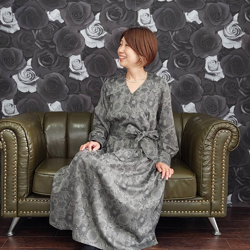 リバティプリント《フォーマルワンピース》「スモールスザンナ