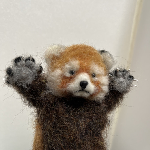 レッサーパンダ　羊毛フェルト　ハンドメイド レッサーパンダ 羊毛フェルト Wool Whisper 通販 15264591