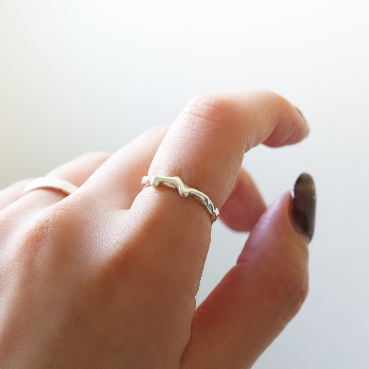 【再販・Silver925】ナチュラルウェーブのシルバーリング