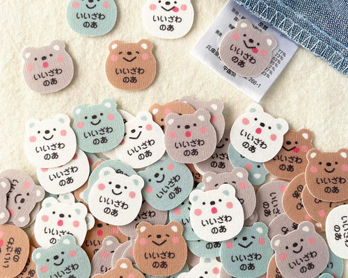 白ドット＊お名前タグ さやたぐ 白ドット＊お名前タグ さやたぐ