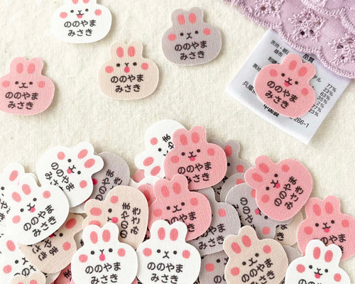 白ドット＊お名前タグ さやたぐ 白ドット＊お名前タグ さやたぐ