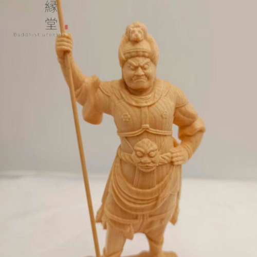 新作人気 木彫仏像 珍品 十二神将立像一式 仏師で仕上げ 天然木檜材 彫刻 彫刻・オブジェ