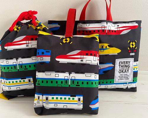 ayananさん専用 電車好き君！入園入学レッスンバッグセット 送料無料