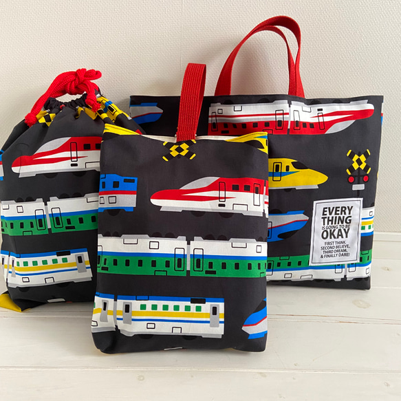 ayananさん専用 電車好き君！入園入学レッスンバッグセット 送料無料