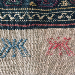 《SALE》世界に1枚　特別でおしゃれなインテリアになる　ヴィンテージ　KILIM モロッカンキリム　LF202005 5枚目の画像