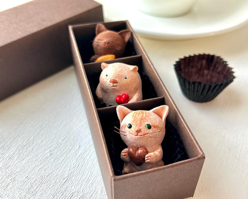 チョコレートゆらゆらハート風船猫 b1f9068d3d5dbe11e33553873a36db