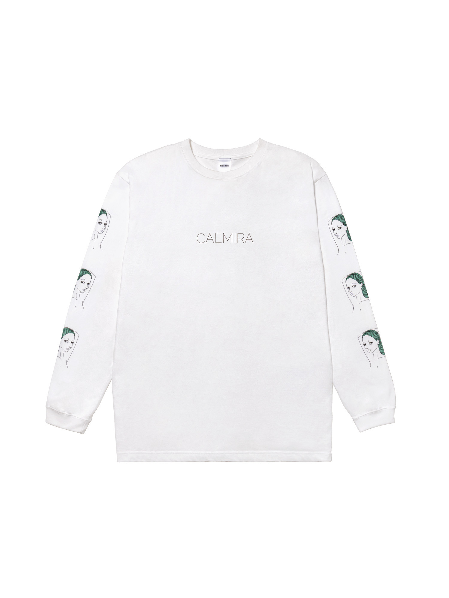 CALMIRA 【狐指　type-A】ロンT  スウェット ビッグシルエット　オーバーサイズ  ホワイト　白 7,821円