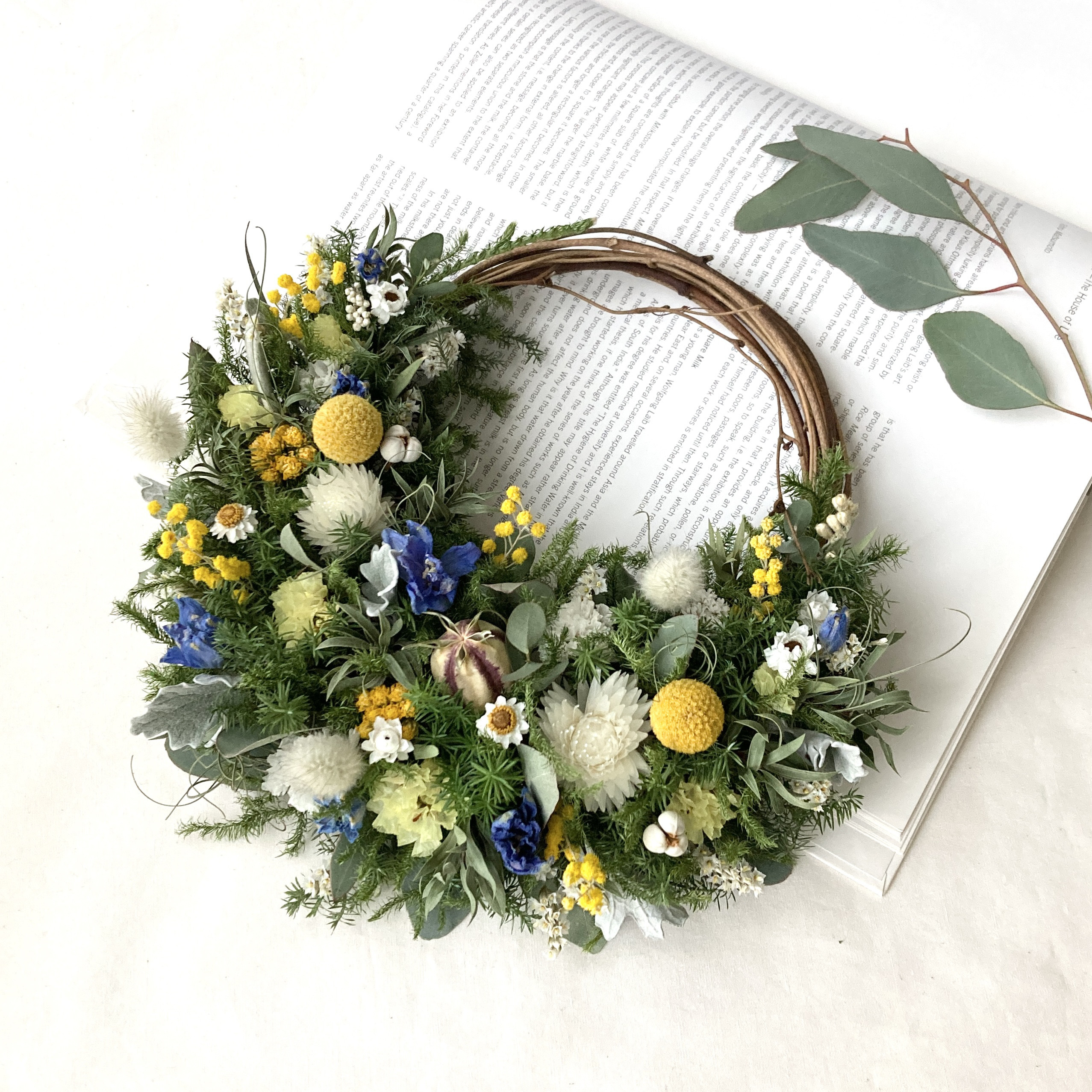 未使用☆春色リース☆グリーン☆C 未使用☆春色リース☆グリーン☆C 未使用☆春色リース☆グリーン☆C