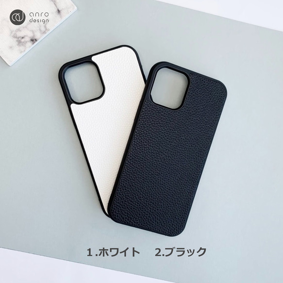 iPhoneケース シンプル TPU 合皮 かわいい お洒落 大人 上品 5枚目の画像