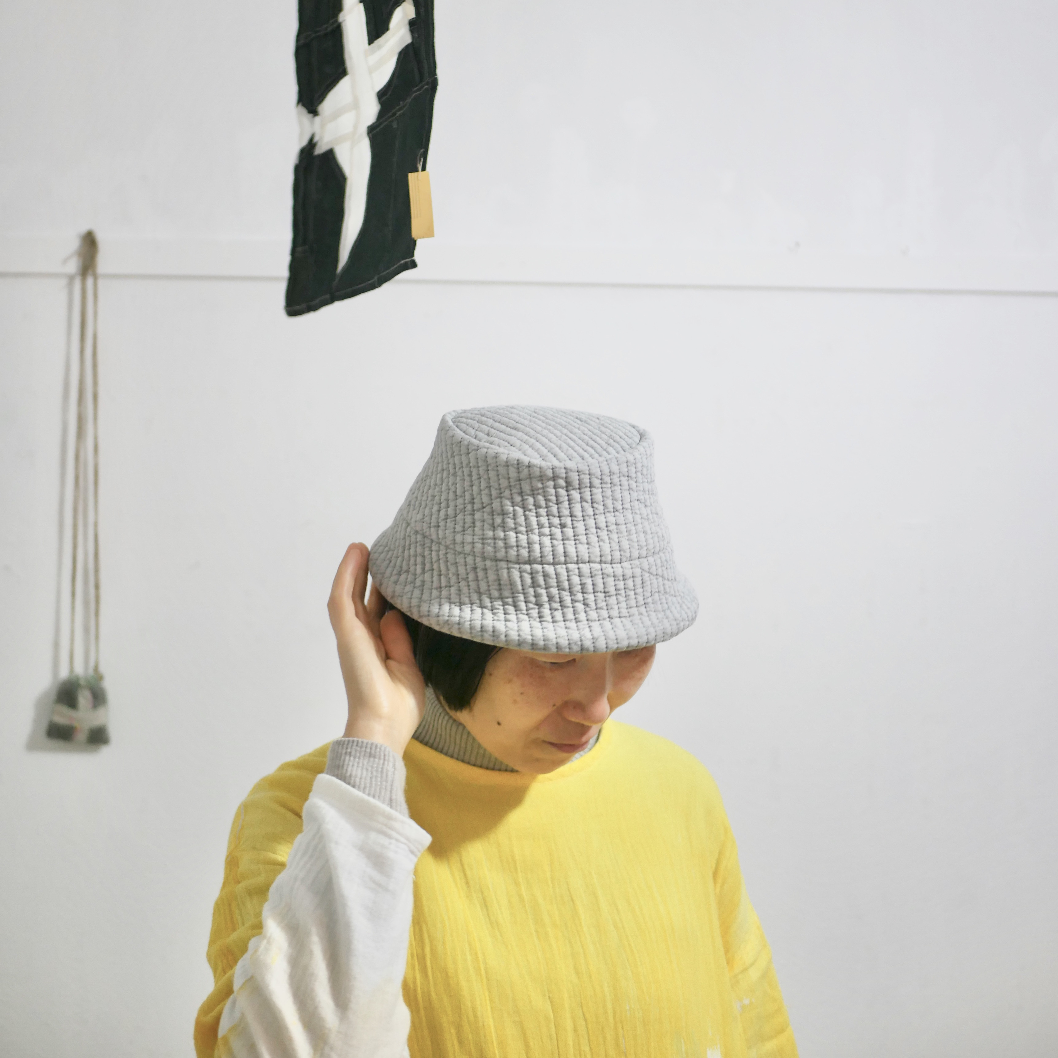 NUBI HAT BAKETSU GRAY【M58】