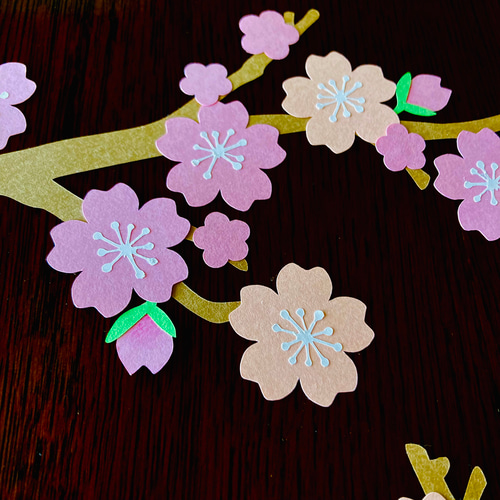 壁面飾り 春 装飾 桜 さくら ハンドメイド 保育室 壁面 手作り 春の
