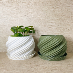 専用ページ】［きゃめろん様］ 3Dプリンター鉢 植木鉢 - メルカリ