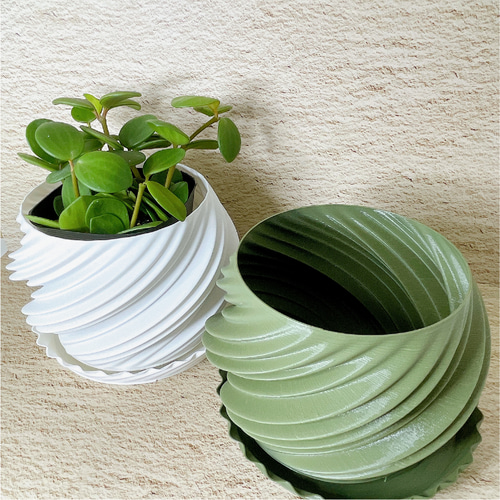 専用ページ】［きゃめろん様］ 3Dプリンター鉢 植木鉢 （話題の