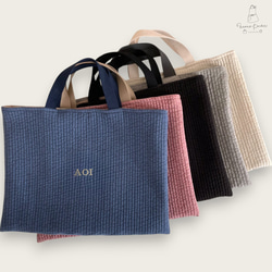 ヌビ レッスンバッグ お名前刺繍 名入れ刺繍 ヌビバッグ イブル 入園