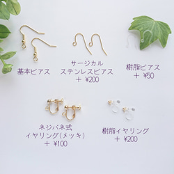 金魚(コメット)＊ピアス/イヤリング 9枚目の画像