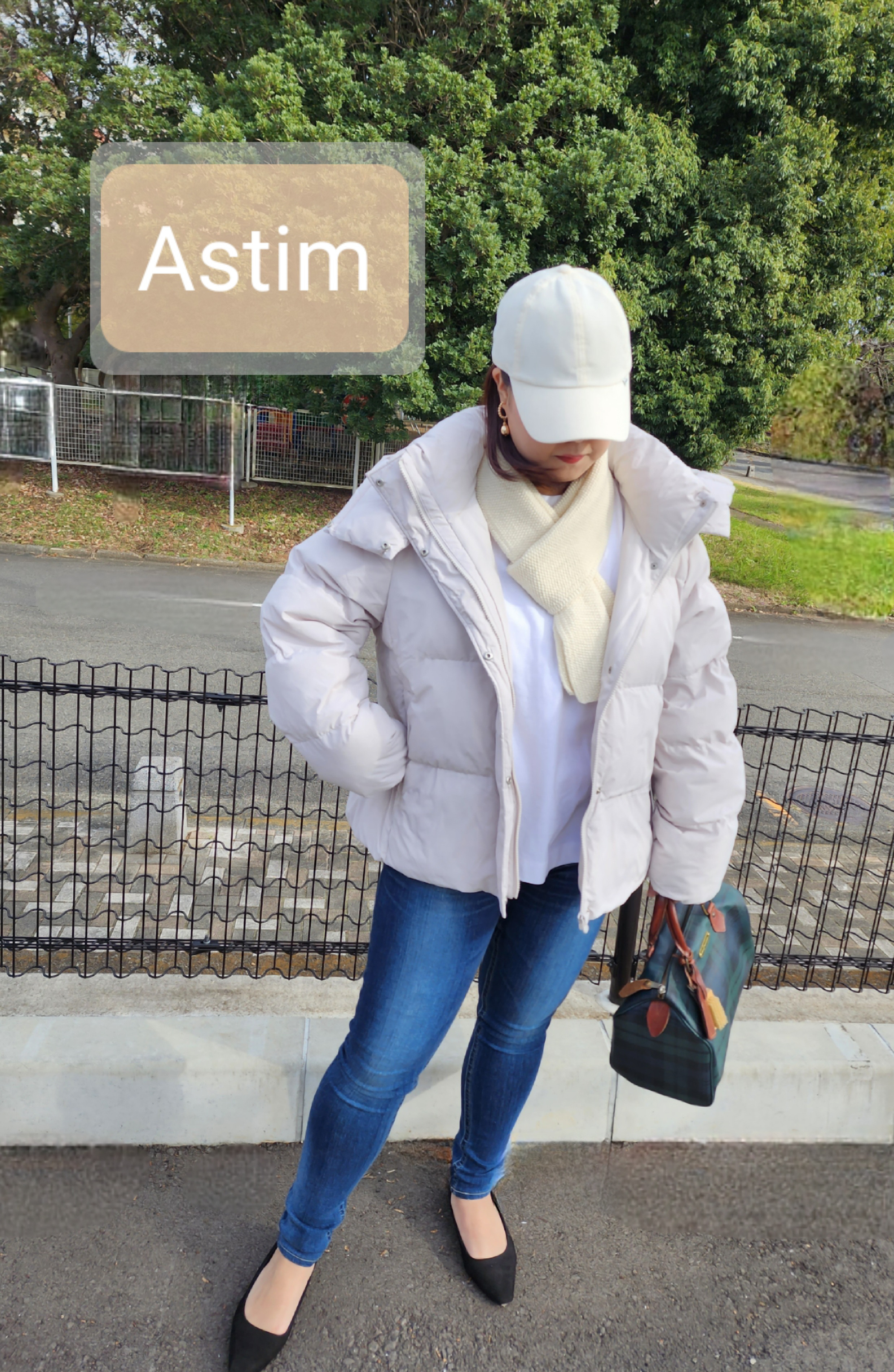 Y118M【バレンタインギフト】あたたかみのあるアイボリー/鹿の子編みのシンプルマフラー/メリノ100％【送料無料】