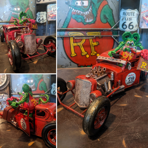 お宝放出…アメ雑 ホットロットカー & ラットフィンク style.a ガレージ