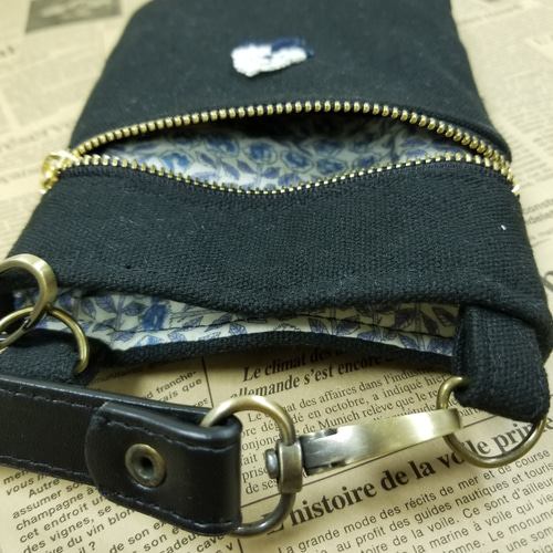 ミナペルホネン スマホポーチハンドメイド スマホポシェット