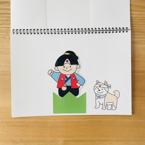 完成品】スケッチブックシアター 桃太郎 節分 おもちゃ・人形 rabbit