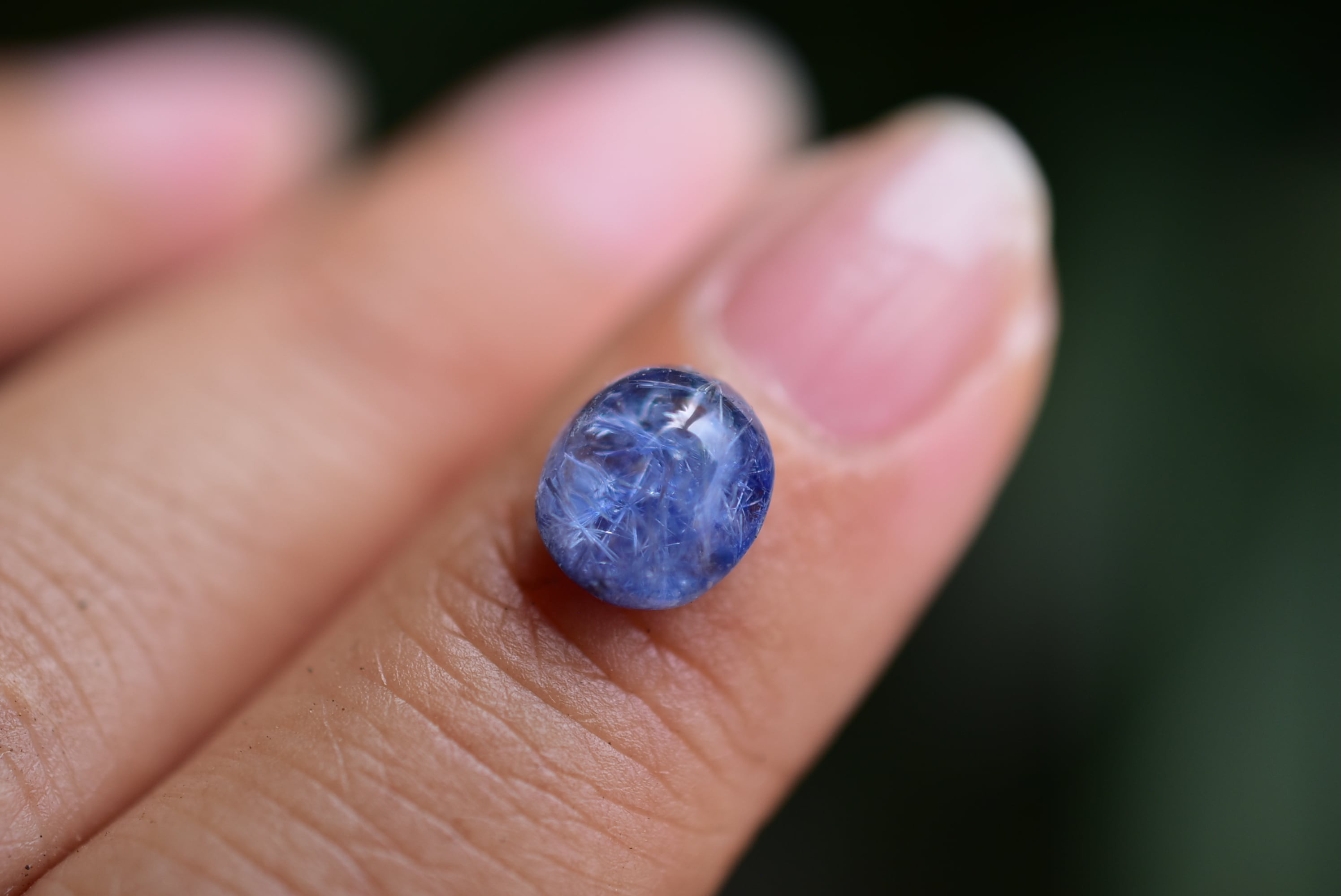 最高品質 蒼き妖精の輝き ロイヤルデュモルチェライトインクォーツ