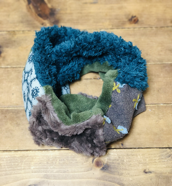 ミナペルホネン ハンドメイド ネックウォーマー （ハンドメイド ミナ 